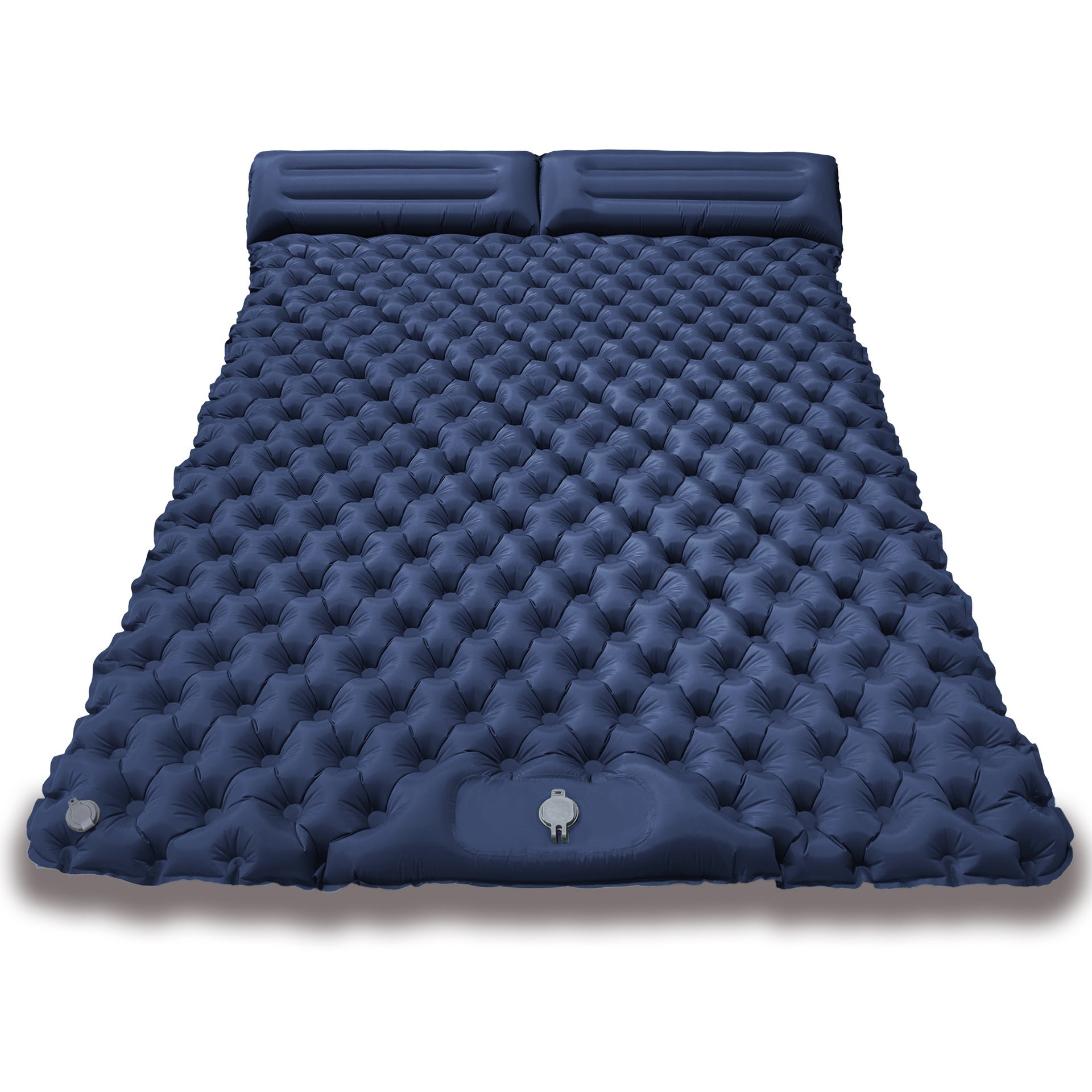 Matelas Gonflable Randonnée 2 Personnes Avec Coussin, ultra-léger résistant à l'humidité pour la pause de midi