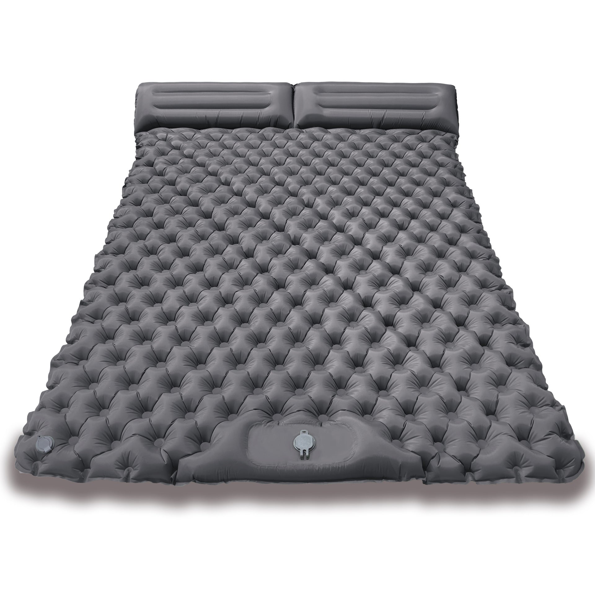 Matelas Gonflable Randonnée 2 Personnes Avec Coussin, ultra-léger résistant à l'humidité pour la pause de midi