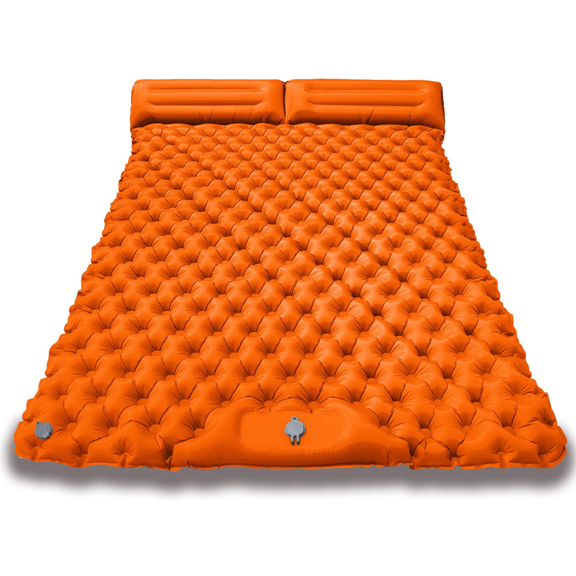 Matelas Gonflable Randonnée 2 Personnes Avec Coussin, ultra-léger résistant à l'humidité pour la pause de midi